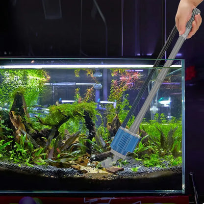 360GPH Aquarium-Kiesreiniger elektrisch — Wasserwechsel & Filter in einem Mivoza Deutschland