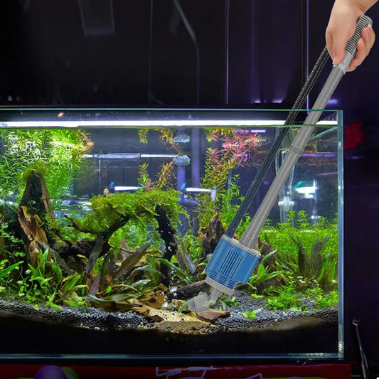 360GPH Aquarium-Kiesreiniger elektrisch — Wasserwechsel & Filter in einem Mivoza Deutschland