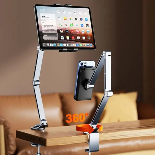 360° drehbarer, verstellbarer Aluminium-Handy- und iPad-Ständer Mivoza Deutschland