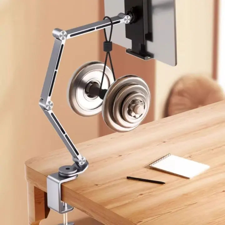 360° drehbarer, verstellbarer Aluminium-Handy- und iPad-Ständer Mivoza Deutschland