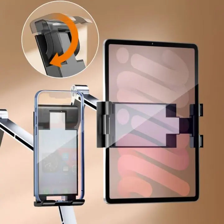 360° drehbarer, verstellbarer Aluminium-Handy- und iPad-Ständer Mivoza Deutschland
