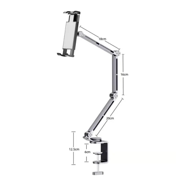 360° drehbarer, verstellbarer Aluminium-Handy- und iPad-Ständer Mivoza Deutschland
