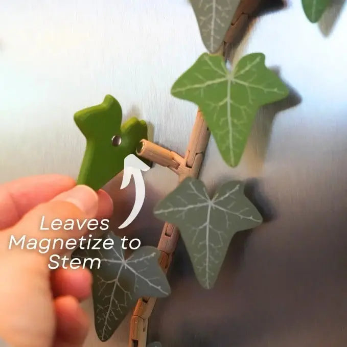 3D Gedruckter Efeu Kühlschrankmagnet — Realistische Pflanzendekoration mit Starker Haftung Mivoza Deutschland