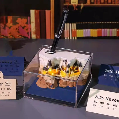 3D Hogwarts Schloss-Kalender – Magischer Advent mit sanftem Licht Mivoza Deutschland