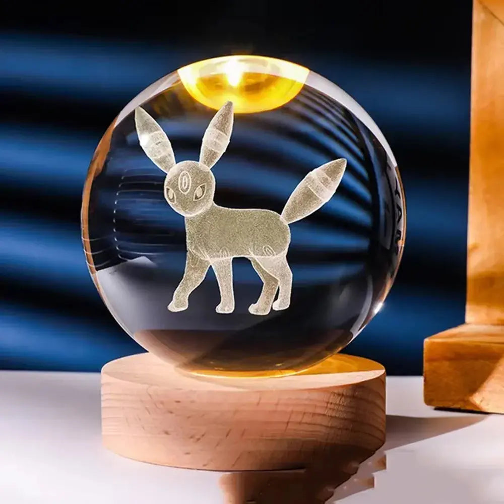 3D Kristallkugel Nachtlicht Mivoza Deutschland