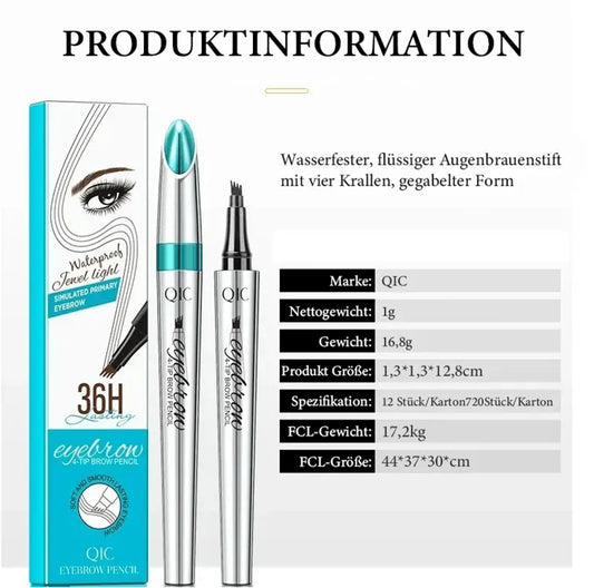 3D Microblading Augenbrauenstift — Wasserdicht, Wischfest Augenbrauenverstärker Mivoza Deutschland
