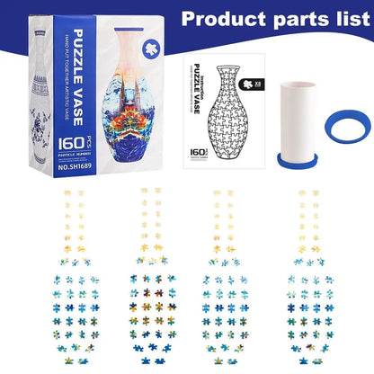 3D-Puzzle-Vase – Dekorative Blumenvase mit abnehmbarem Wasserbecher Mivoza Deutschland