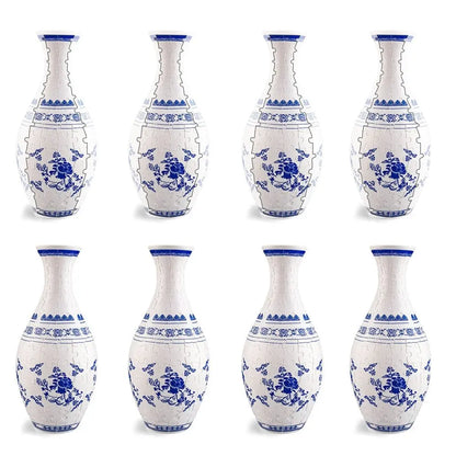 3D-Puzzle-Vase – Dekorative Blumenvase mit abnehmbarem Wasserbecher Mivoza Deutschland
