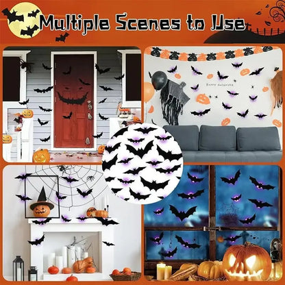 3D fliegende Halloween-Fledermaus-Wanddekorationen Mivoza Deutschland