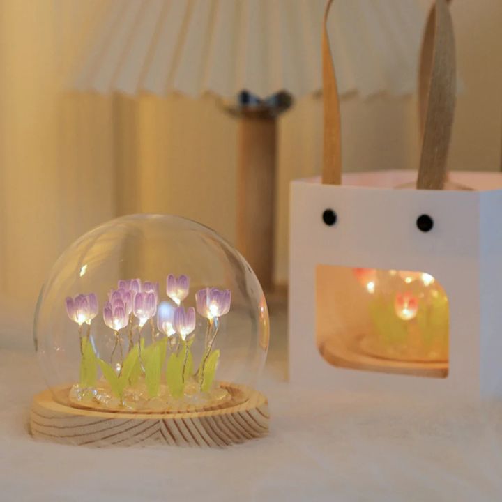 DIY Leuchtende tulpen-nachtlampe