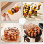 Heißluftfritteusen-Grillaufsatz mit Spießen