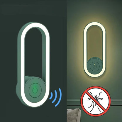 Kompaktes Ultraschall-Mückenschutzgerät mit LED-Leuchte