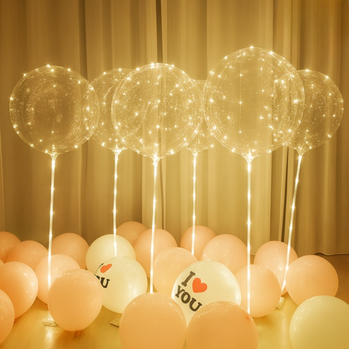 LED-Lichtballons - 10 Stück