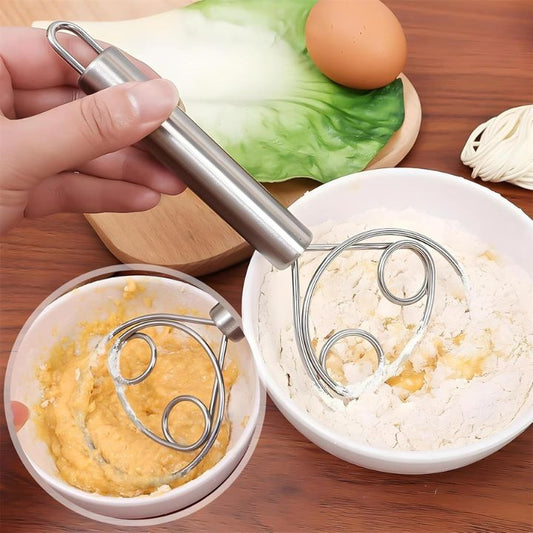 1+1 Gratis | Edelstahl-Teigmischer für einfaches und sauberes Backen