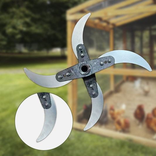 Langlebige Rasenshredder-Klinge für den landwirtschaftlichen Hausgebrauch (25–26 cm Durchmesser) Mivoza Deutschland