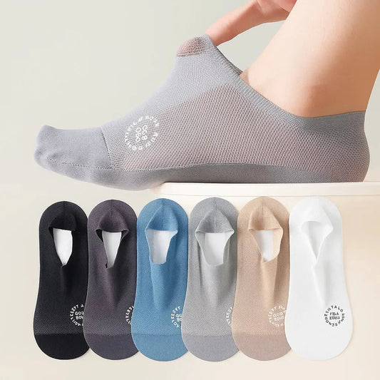 4 Paar Atmungsaktive, unsichtbare Feuchtigkeitsableitende Netzsocken Mivoza Deutschland