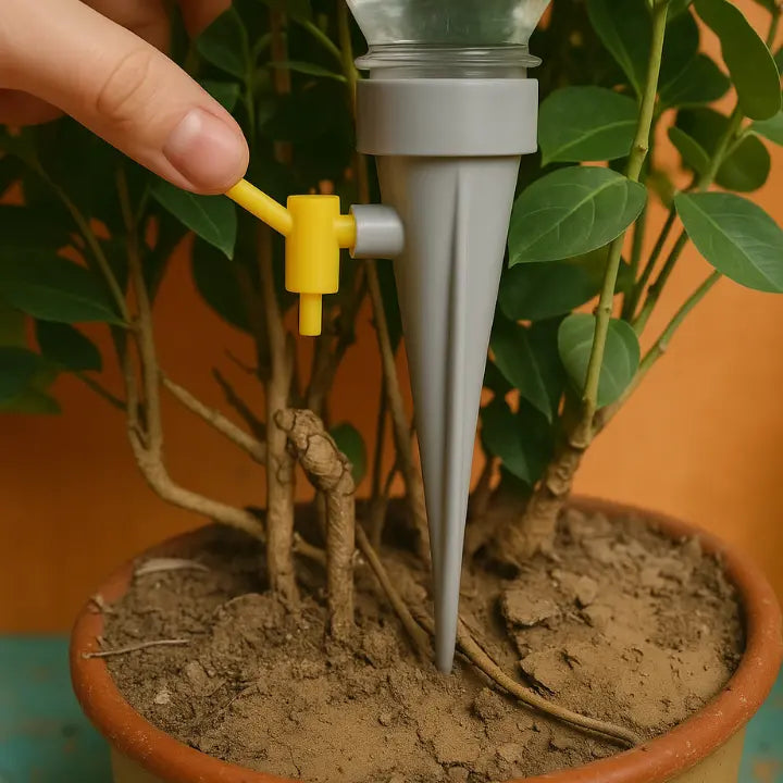 4 Stück - Bewässerungsspitzen für Topfpflanzen – Ihr praktischer Gartenhelfer! Mivoza Deutschland