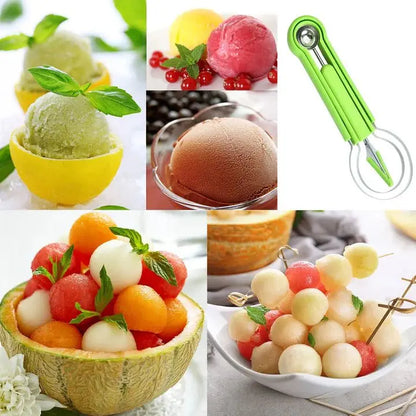 4-in-1 Edelstahl-Fruchtschneider-Set Mivoza Deutschland