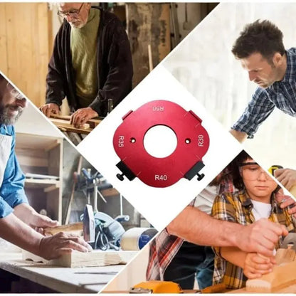 4-in-1 Holzverarbeitungs-Bogenschablone Mivoza Deutschland