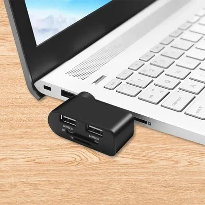 4-in-1 drehbarer USB-Hub – Mehr Anschlüsse, weniger Chaos Mivoza Deutschland