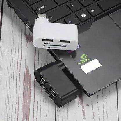 4-in-1 drehbarer USB-Hub – Mehr Anschlüsse, weniger Chaos Mivoza Deutschland