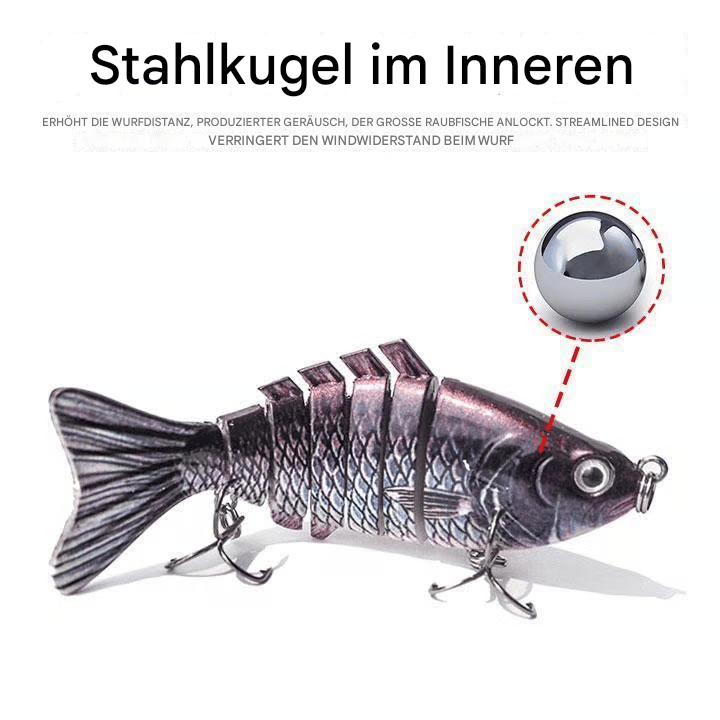 Bionischer Schwimmköder - Für alle Angelgewässer geeignet Zorenza