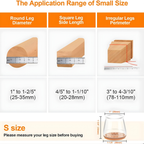 Möbelbein-Schoner mit Filzpads – Verhindert Bodenkratzer