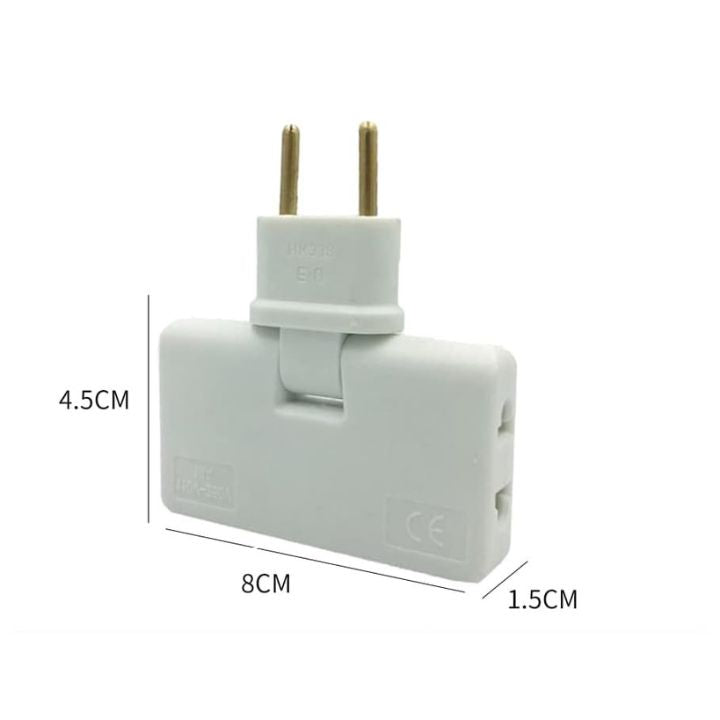 1+1 Gratis | 180° Drehbares Kompakt 3-Wege-Steckdosenadapter Mivoza Deutschland