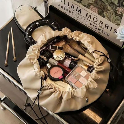 Kompakte Make-up-Tasche mit Kordelzug – Elegante Aufbewahrung für Reisen und Alltag Mivoza Deutschland