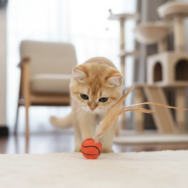 FeatherBounce Katzenspielzeug - 3er-Set