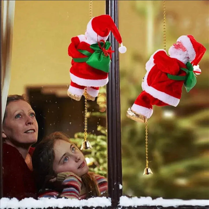 Animierter Musik-Kletter-Weihnachtsmann – Festliche Dekoration Mivoza Deutschland