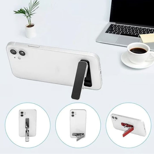 1+1 Gratis | Faltbarer Mini-Handyhalter aus Aluminium – kompakt & tragbar Mivoza Deutschland