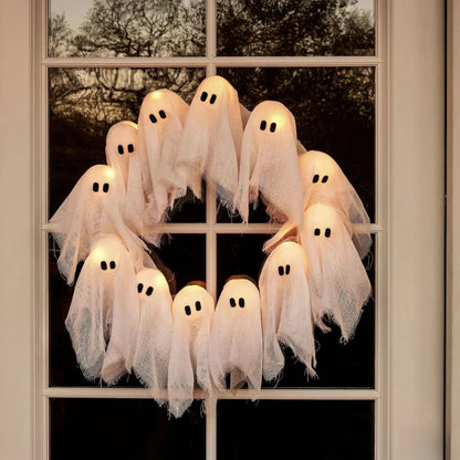 Lit Ghosts Wreath Mivoza Deutschland