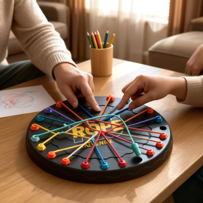 Logik-Seilspiel – Fördert Konzentration & Geschick für Jung & Alt