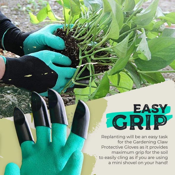1 Paar Gartenhandschuhe mit Krallen – Pflanzen ohne Werkzeug Mivoza Deutschland