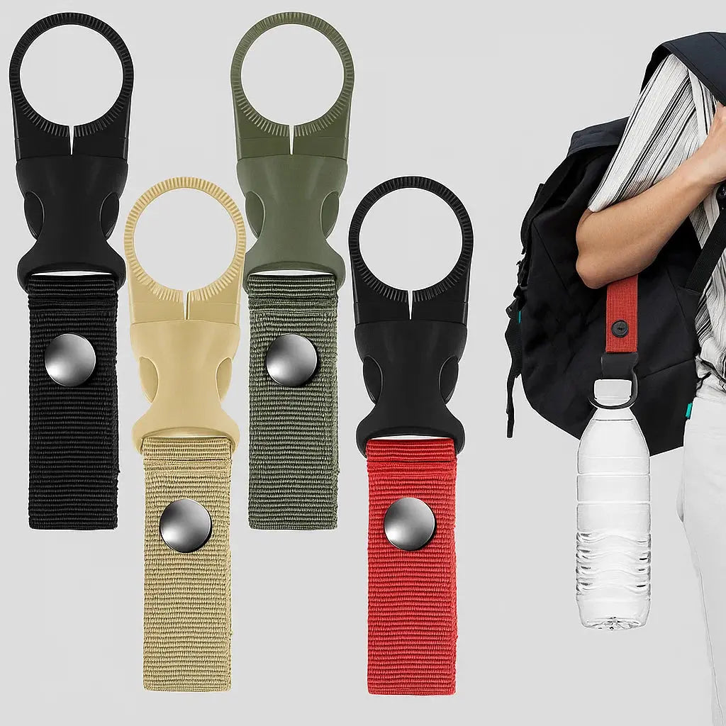 4er-Pack Robustes Nylon Outdoor Set für freihändige Wasserflaschenhalterung Mivoza Deutschland
