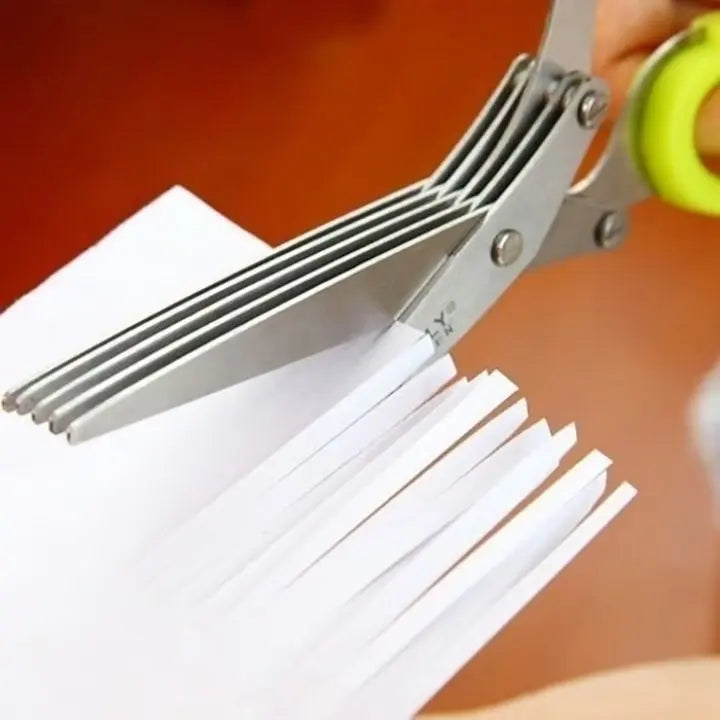 5-Klingen-Küchenschere aus Edelstahl Salatschere Mivoza Deutschland