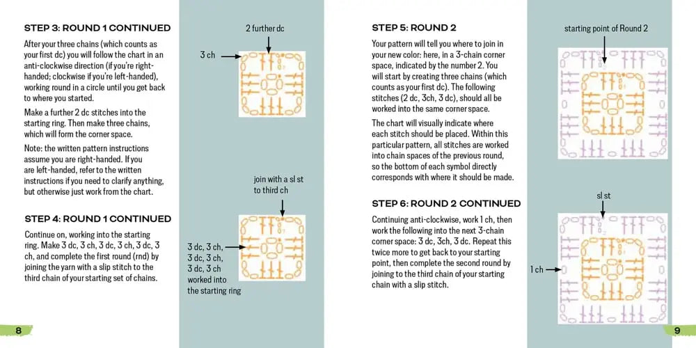 50 Mix & Match Häkel-Designkarten Mivoza Deutschland