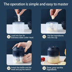 Electric Garlic Chopper,Mini Portable Veggie Chopper Mivoza Deutschland