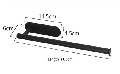 2er-Set Wandmontierter Papierrollenhalter – ohne Bohren, platzsparend & modern! Mivoza Deutschland