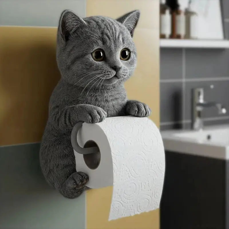 Katzen-Toilettenpapierhalter