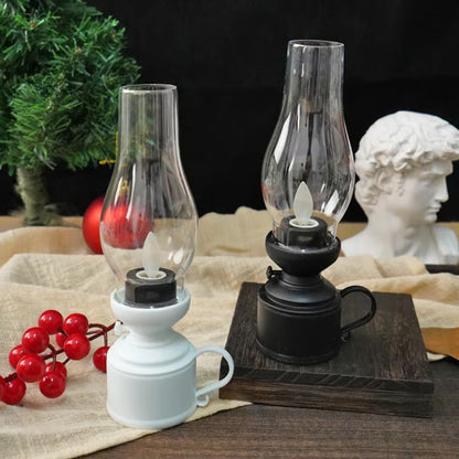 LED Vintage Petroleumlampe – Elegante Elektronische Schaukelkerze