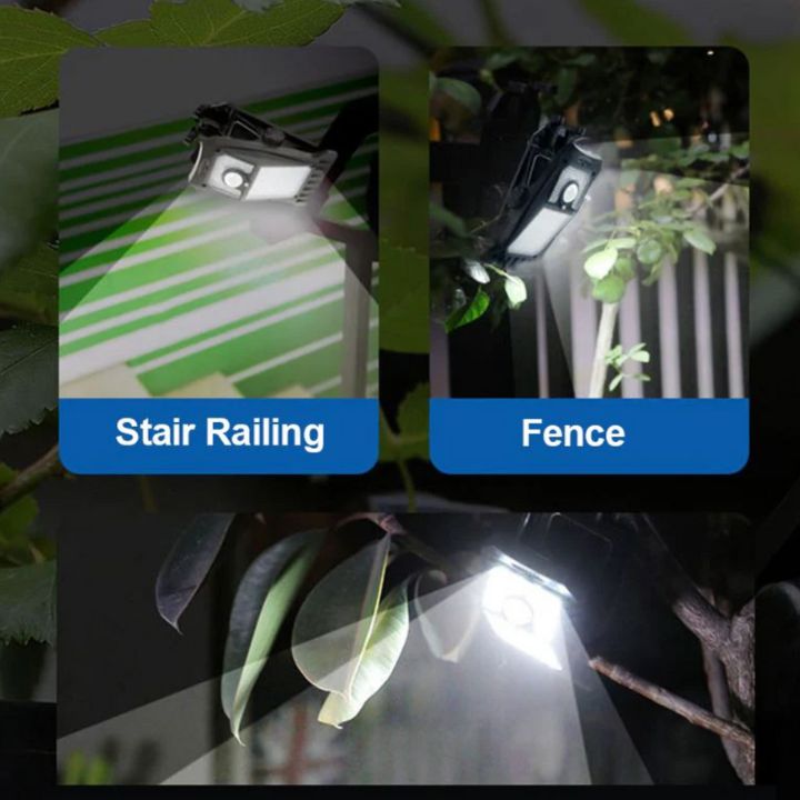 Groß Solar-LED-Außenlampe – Mit Clip & Bewegungsmelder Mivoza Deutschland
