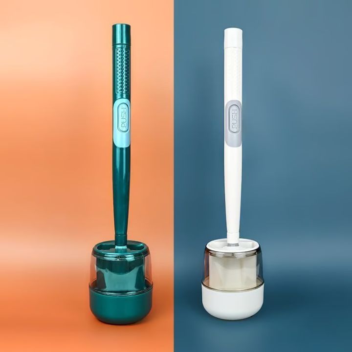 Wand-Toilettenbürste aus Silikon – Mit Spender & langem Griff Mivoza Deutschland