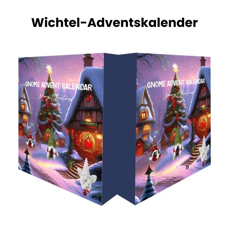 Weihnachtswichtel-Adventskalender mit Sammlerpuppen