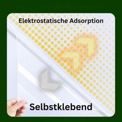 Elektrostatische Wandaufkleber – Transparent & Wiederverwendbar