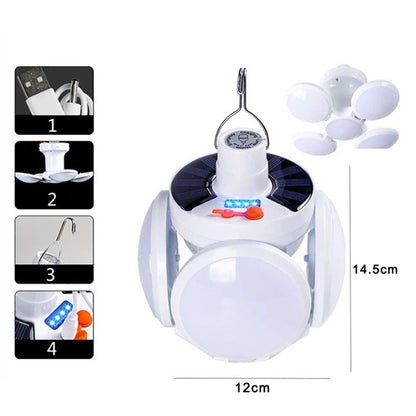 Faltbar Solar-LED-Lampe mit Clip – Bewegungsgesteuert & kabellos Mivoza Deutschland