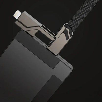 4-in-1 Mehrgeräte-Ladekabel — Schnellladung mit Anti-Verhedder-Design Mivoza Deutschland