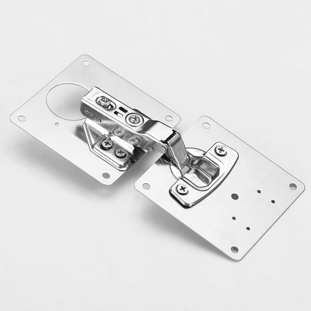 2+2 GRATIS | Scharnier-Reparaturplatten-Set [INKLUSIVE Schrauben] Mivoza Deutschland