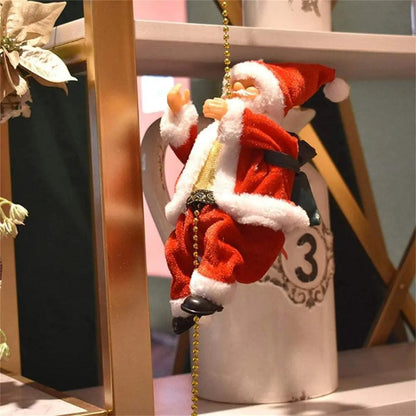 Animierter Musik-Kletter-Weihnachtsmann – Festliche Dekoration Mivoza Deutschland